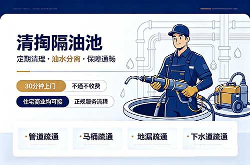 无锡清掏隔油池